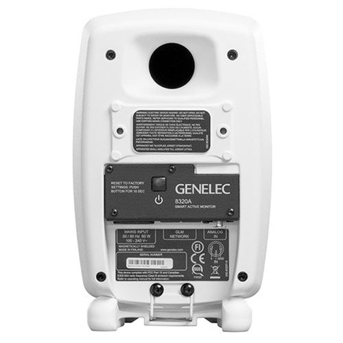 Genelec 8320A 4-Inch Bi-Amplified Smart Active Monitor (White/Single)