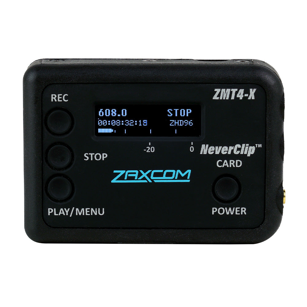 Zaxcom ZMT4.5X - Extended Battery Bodypack Transmitter with ZaxNet (596-698 MHz)
