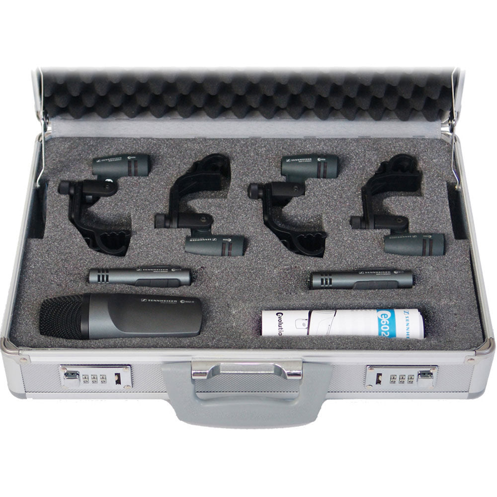 Sennheiser E 600 SERIES DRUM CASE Drum Microphone Kit with Case