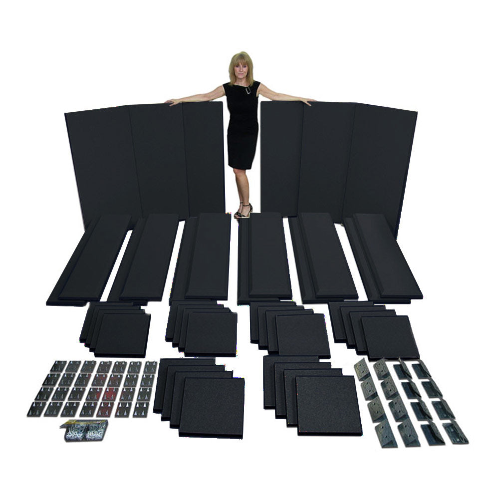Primacoustic London 16 Room Acoustic Treatment Kit (Black)