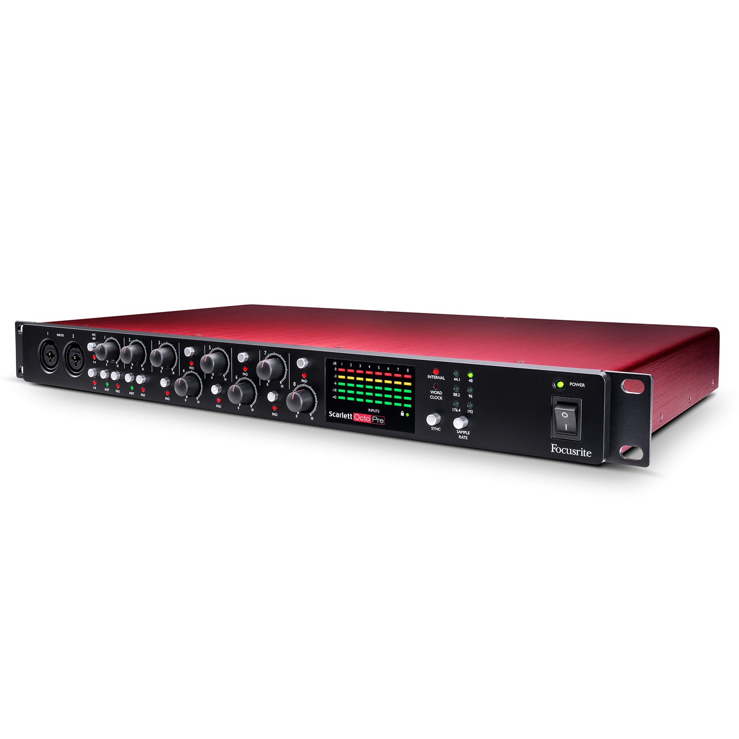Focusrite Scarlett OctoPre 8-Channel Microphone Preamplifier with ADAT Output