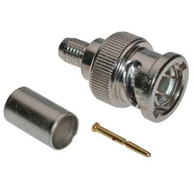 Kings CV-206569 75 Ohm Hi-Frequency BNC Connector for Belden 8281B Video Coax Cable