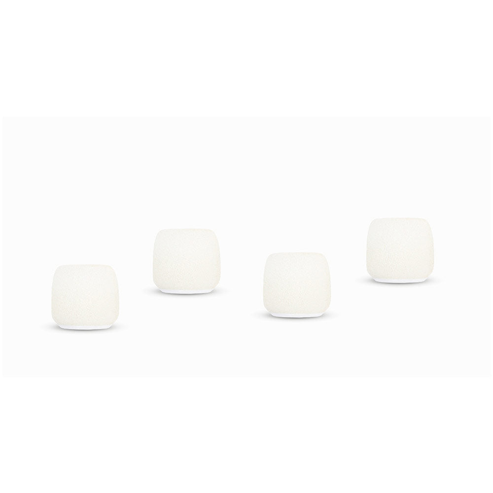 Shure ACVO4WS-W White Foam Windscreens for Centraverse Hanging Mics (4 Pack)
