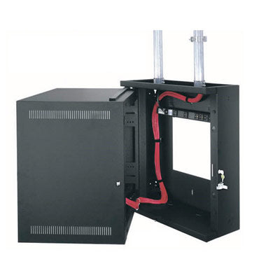 Middle Atlantic EWR-10-17SD 10-Space Econo Sectional Wall Mounting Rack with Door - 17 inches Deep
