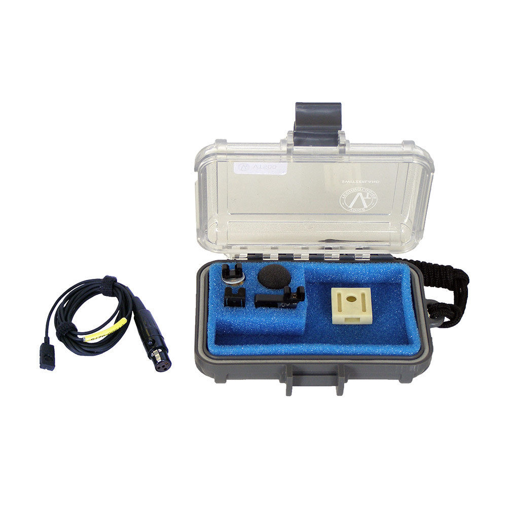 Voice Technologies VT506 Omni Lavalier Microphone (Black/TA4F)