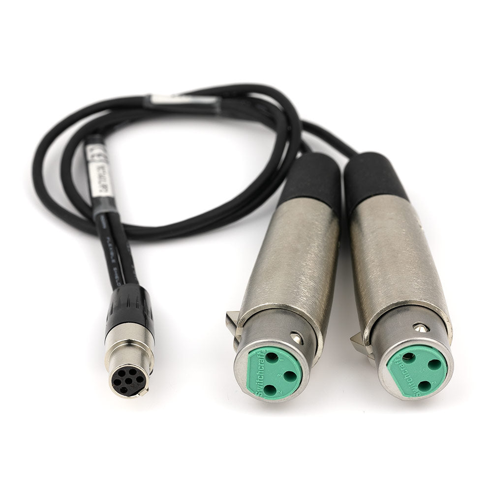 Lectrosonics MCTA6XLRF2 - TA6F to Dual XLR Female Line Level Audio Cable
