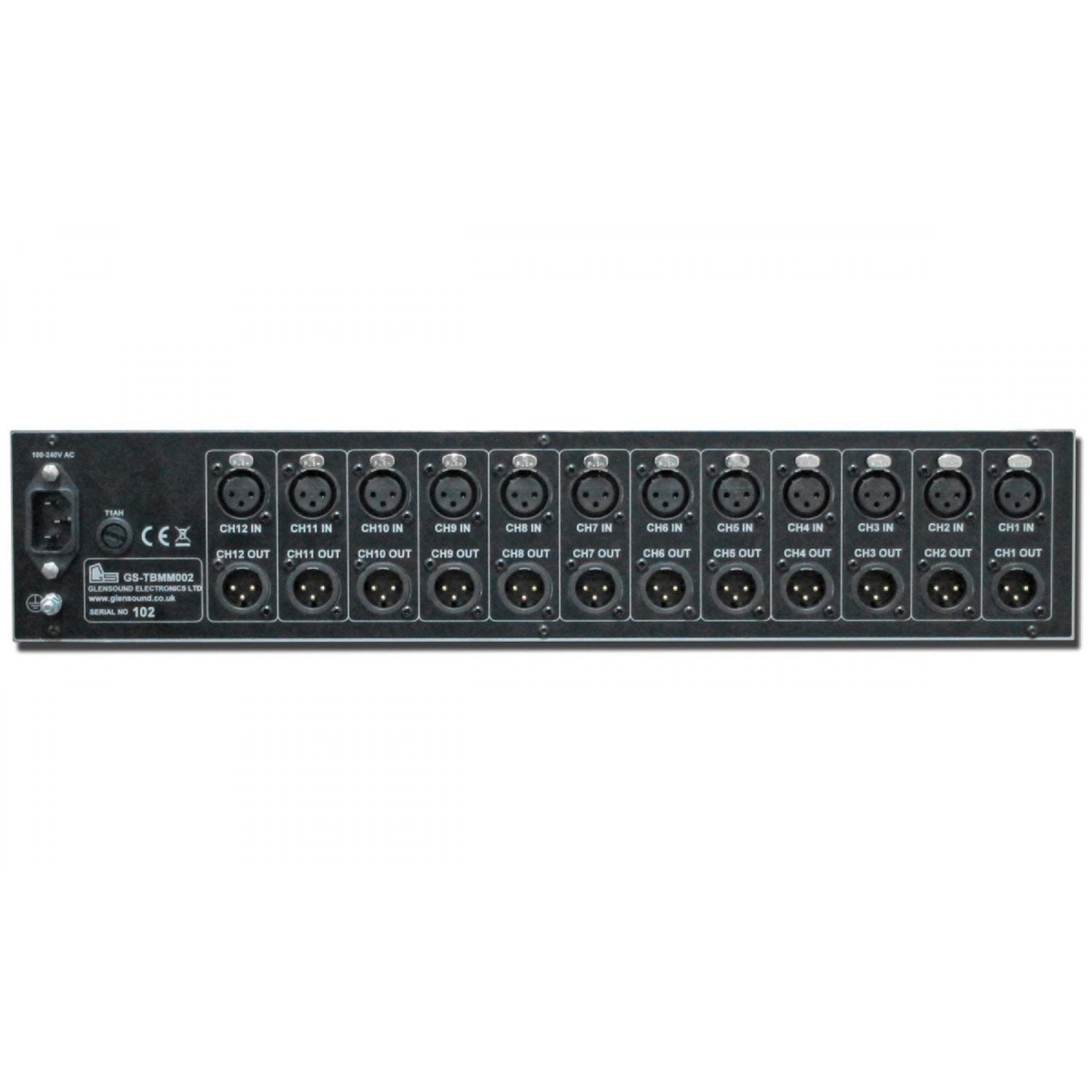 Glensound GS-TBMM002 - 12 x 12 Talkback Matrix Mixer