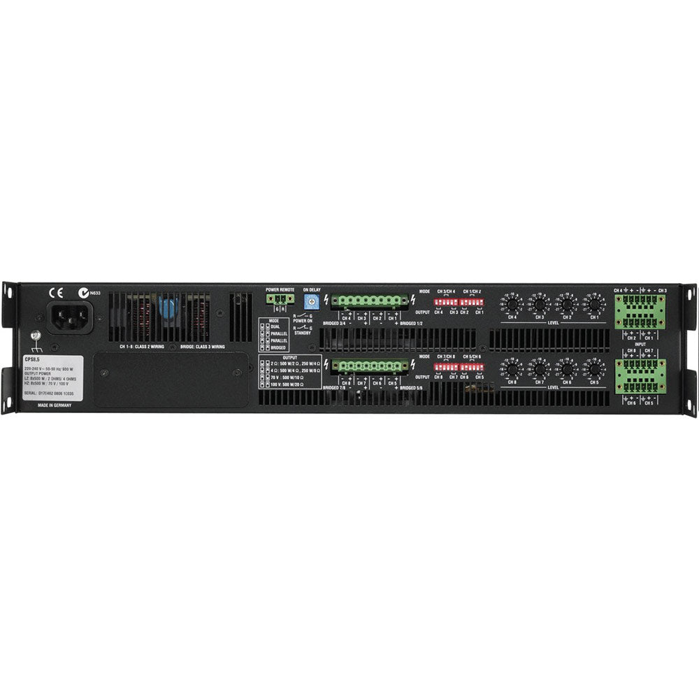 Electro-Voice CPS8.5 - Eight-Channel Commercial Power Amplifier