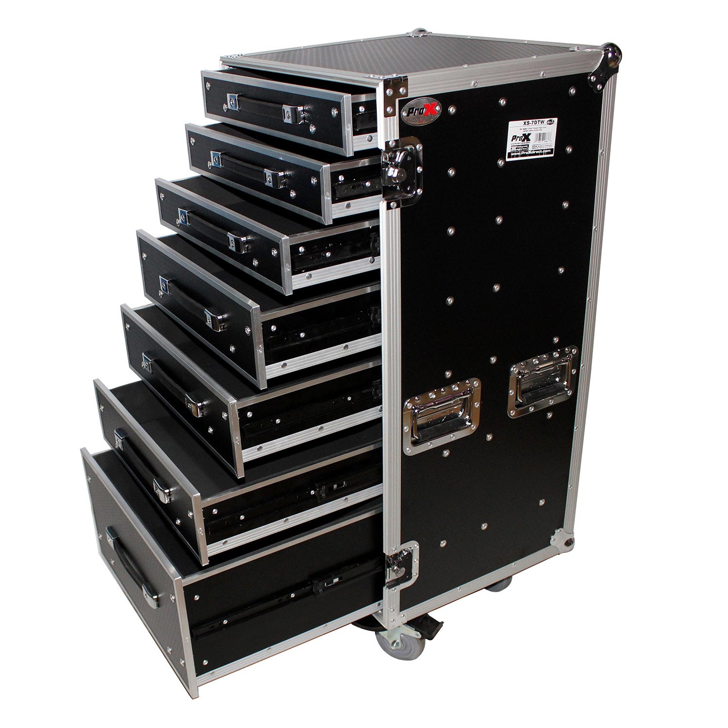 ProX XS-7DTW - 7 Drawer Workstation Table