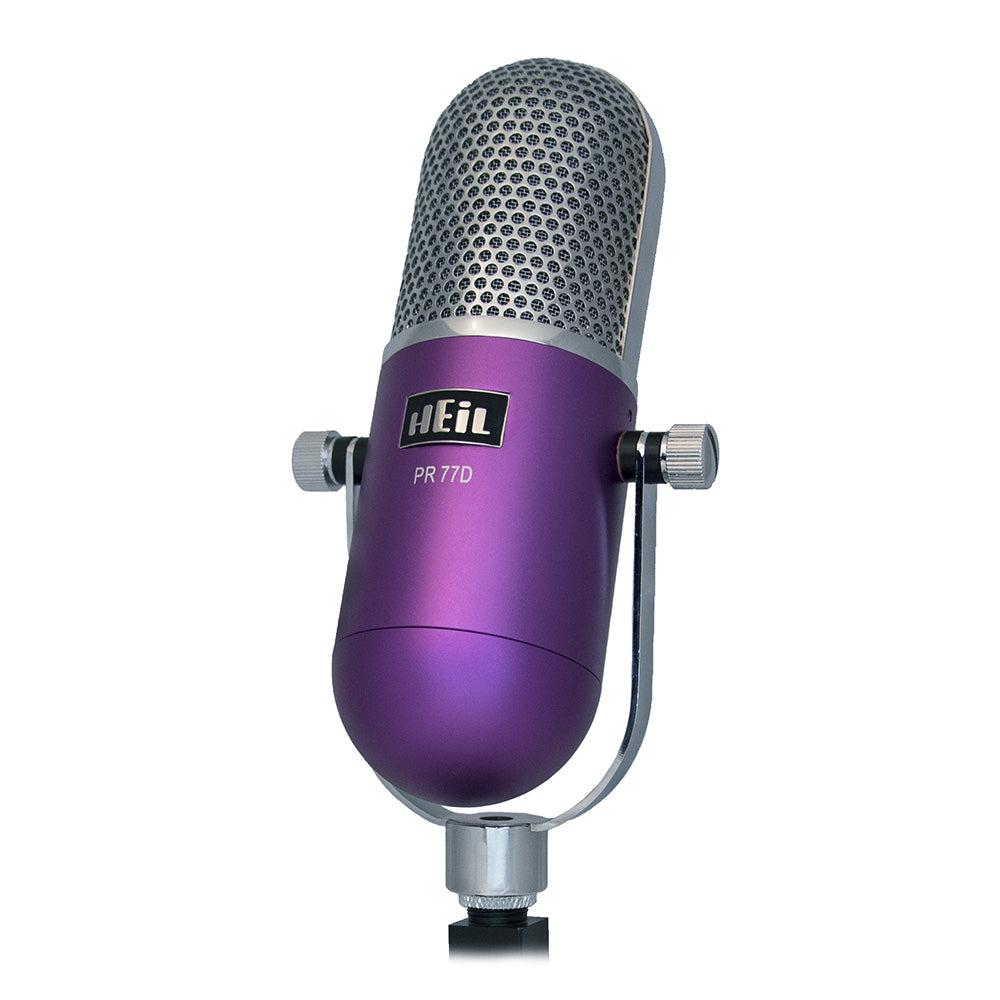 Heil Sound PR77D - Dynamic Broadcast and Podcast Microphone (Purple)