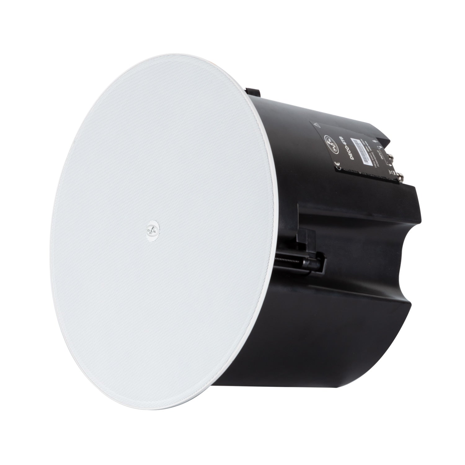 DAS DECO-6-TB - Two-Way 6.5-Inch 70/100V Ceiling Loudspeaker with Backcan (White)