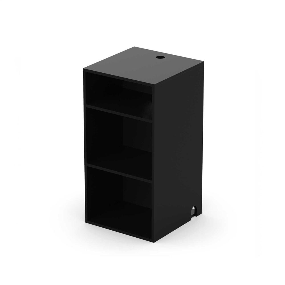 Glorious Modular Mix Rack - DJ Furniture with Storage (Black)