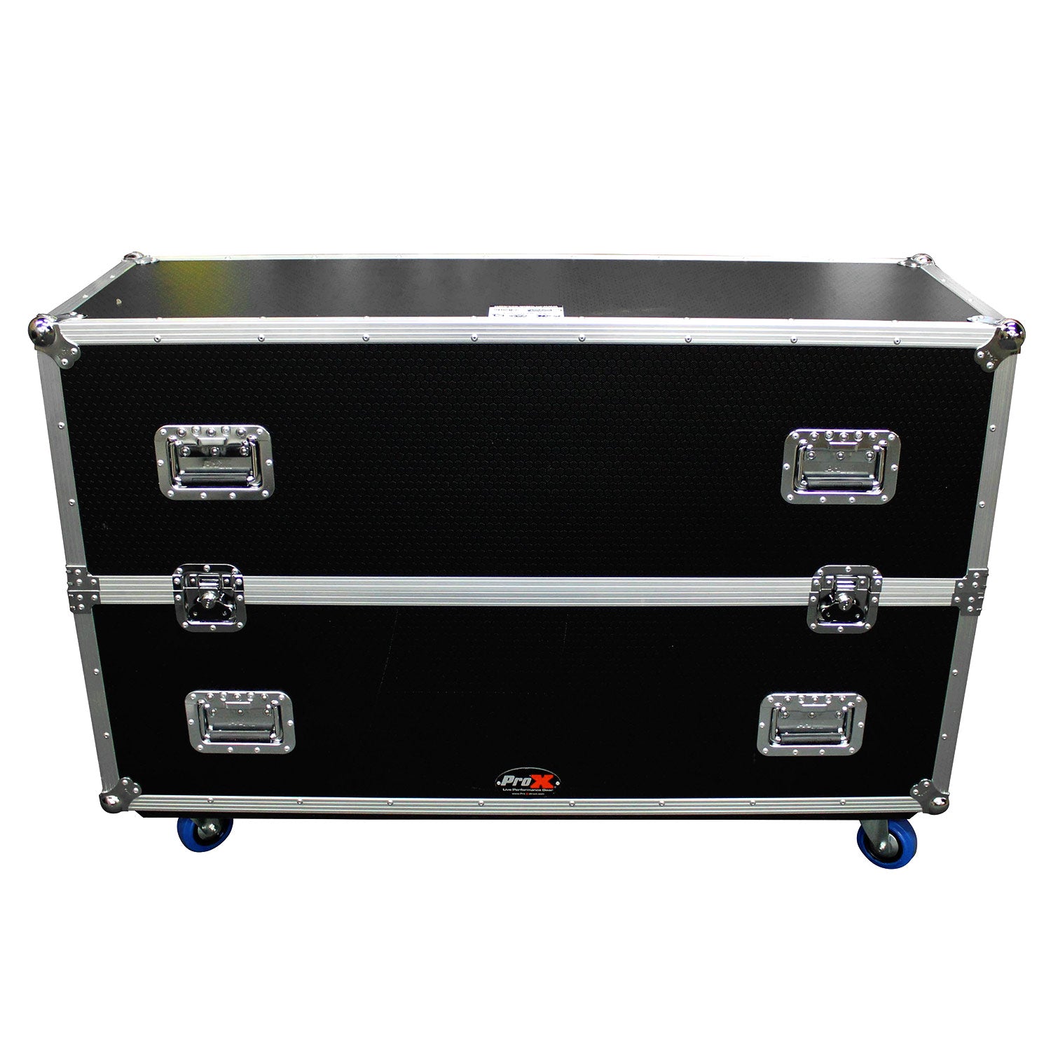 ProX XS-LCD4350WX2 - Dual 43"/50" Universal W/ 4X 4" Blue Casters