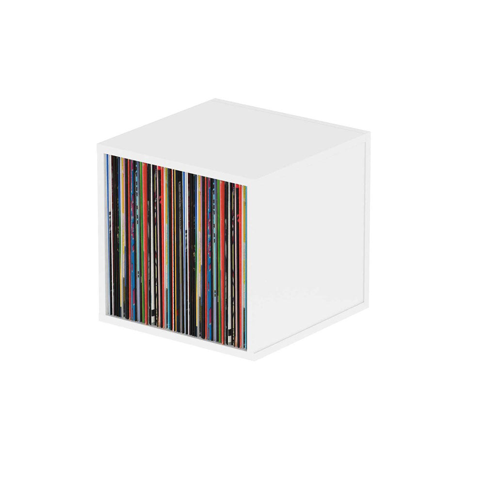 Glorious Record Box 110 - Modular Vinyl Storage Box (White)