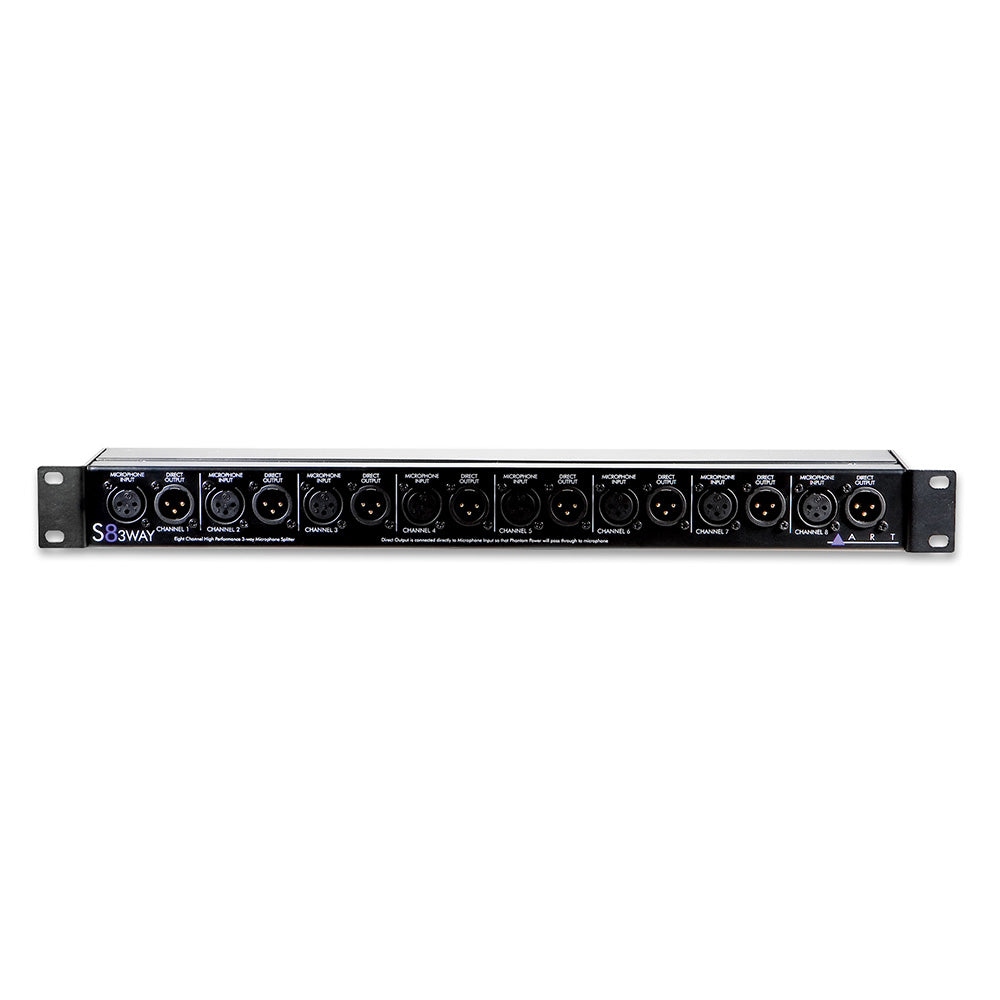 ART S8-3WAY - Eight Channel Three-Way Mic Splitter