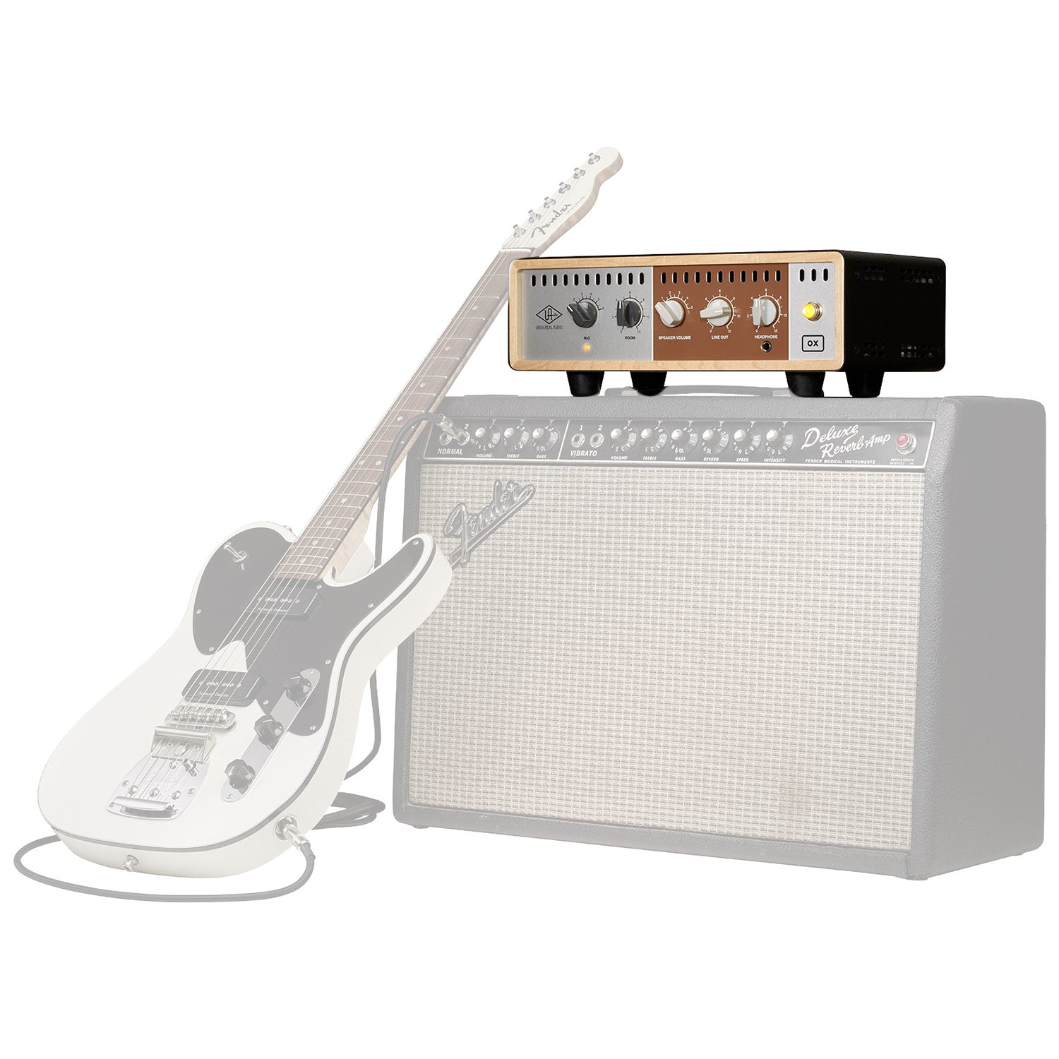 Universal Audio OX Amp Top Box - Guitar Level and Impedance Matching Load Box and Interface