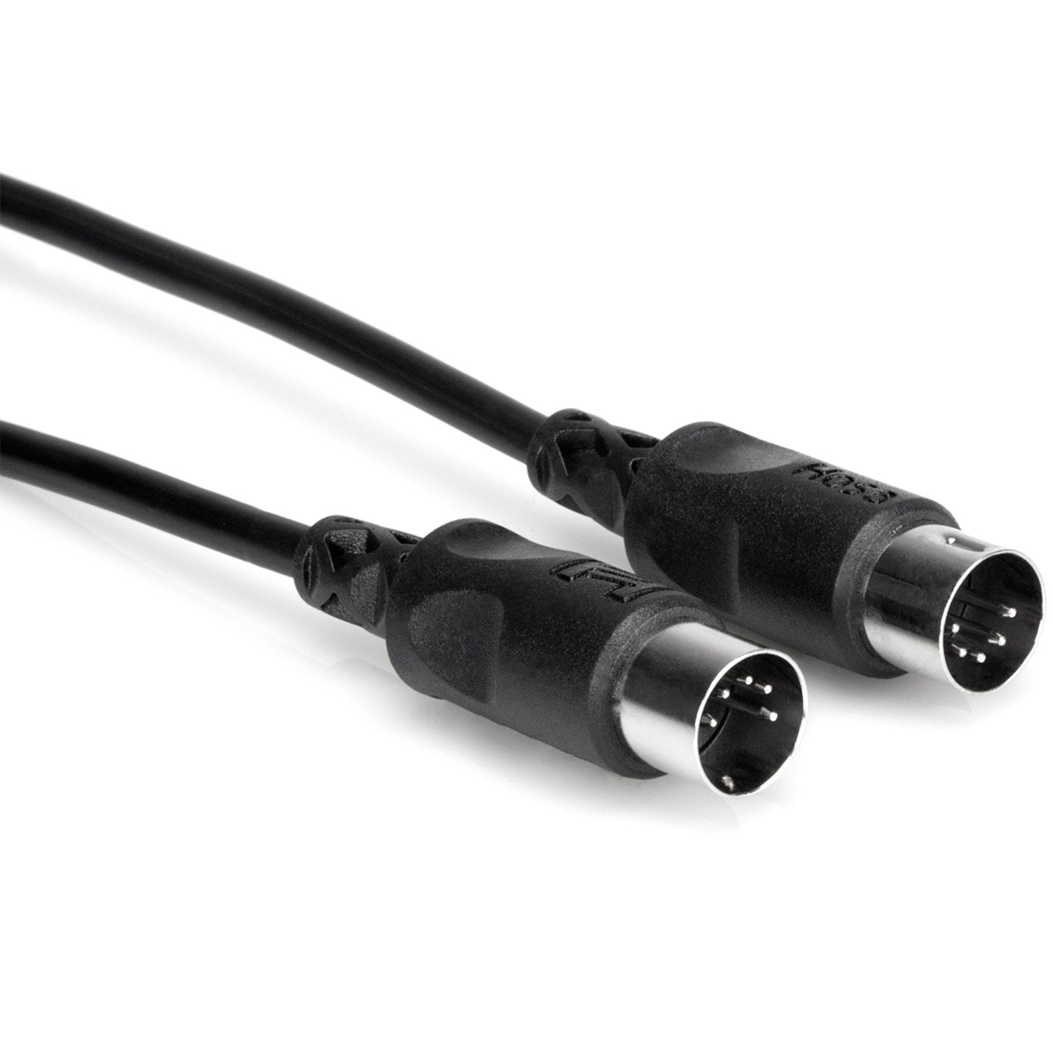 Hosa MID-310BK MIDI Cable, 5-pin DIN to Same, 10 feet