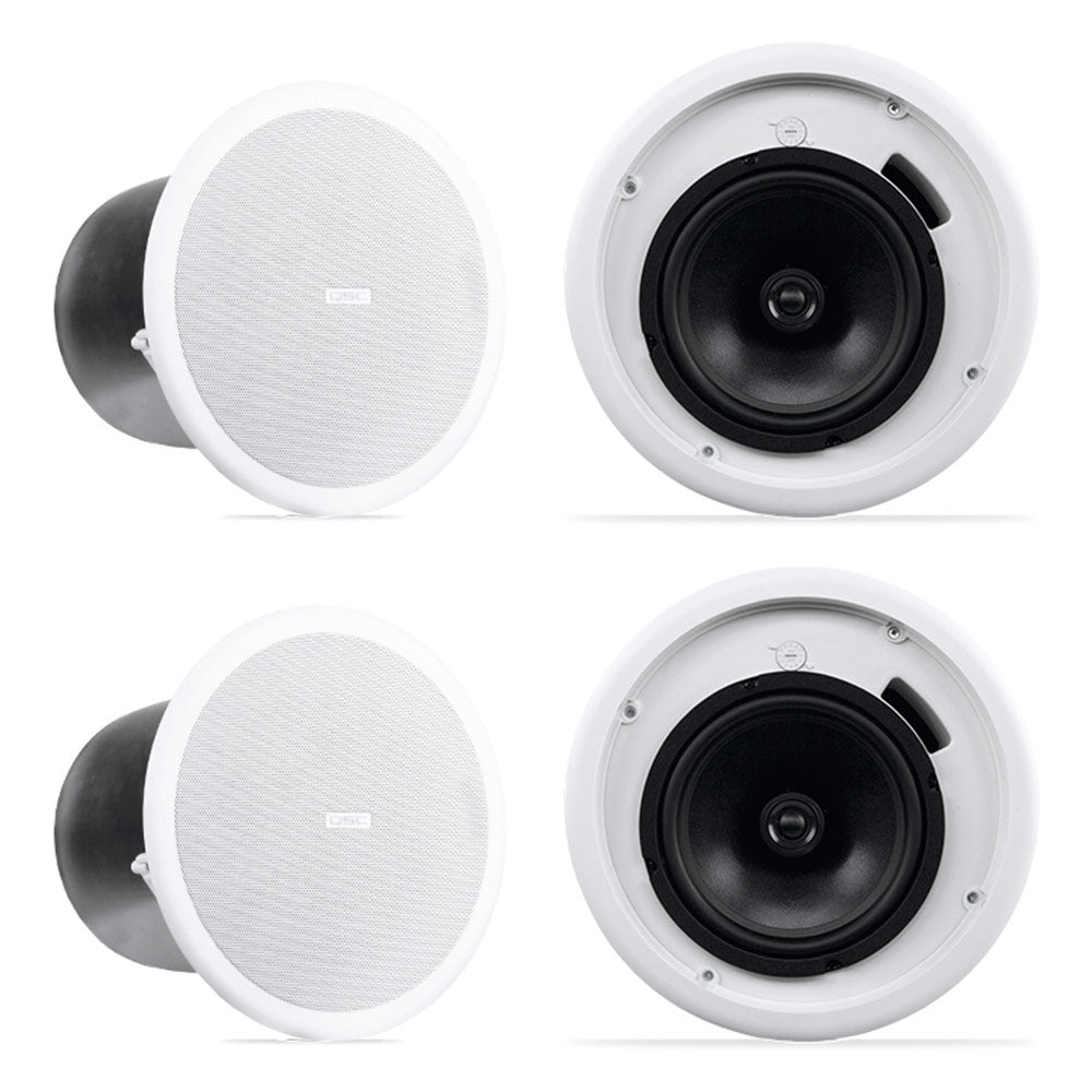 QSC AC-C8T 8-Inch Full-Range Ceiling Loudspeaker (White)