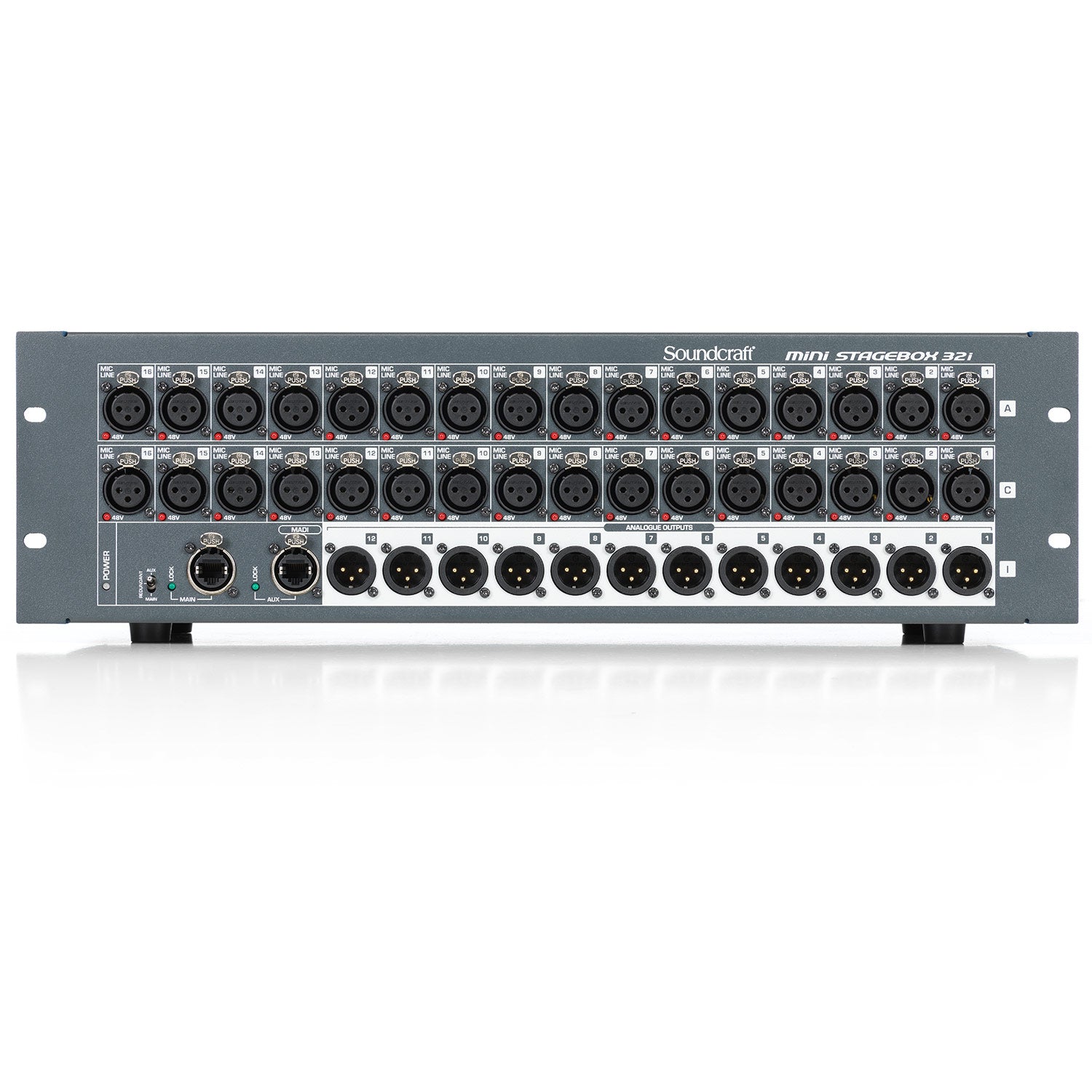 Soundcraft Mini Stagebox 16i - 16-Input Stage Box for Si Series Consoles