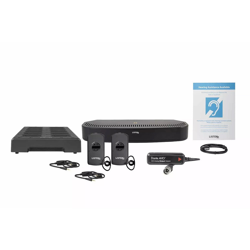 Listen Technologies LS-91-01-D - ListenIR iDSP Level II System with Dante