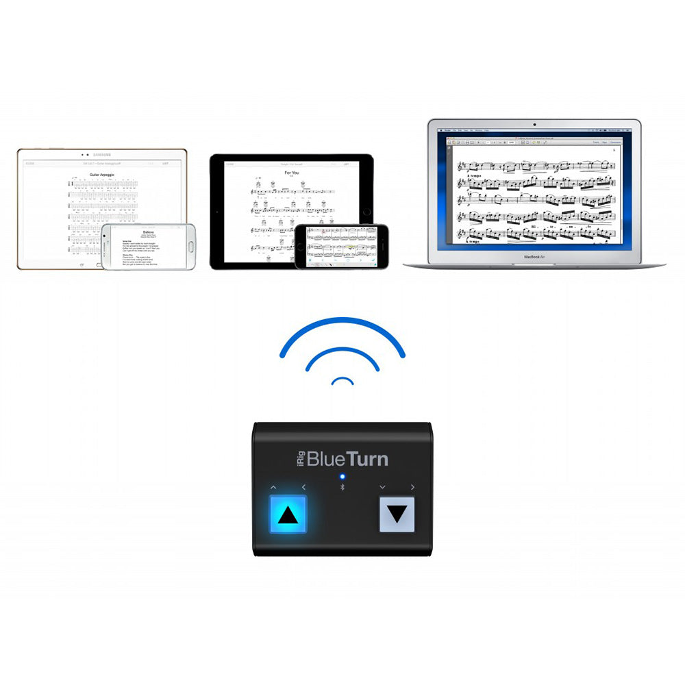IK Multimedia iRig Blue Turn - Bluetooth Page Turning Remote Control