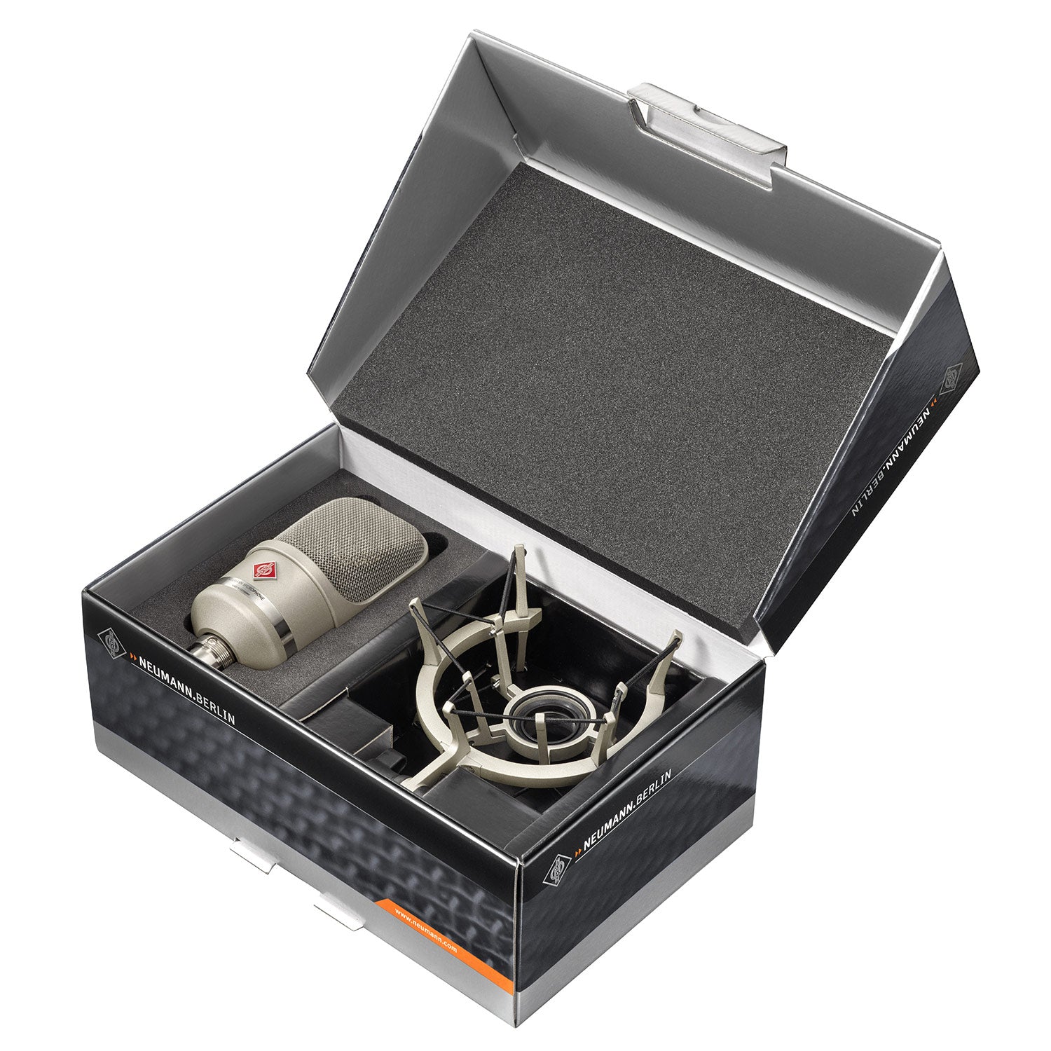 Neumann TLM 107 STUDIO SET Condenser Microphone with Shockmount and Case (Nickel)