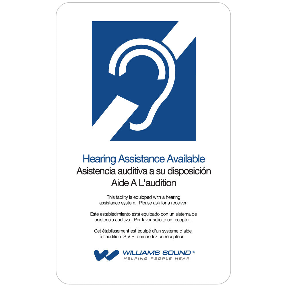 Williams AV FM ADA KIT 1 Large Area ADA Compliance Kit