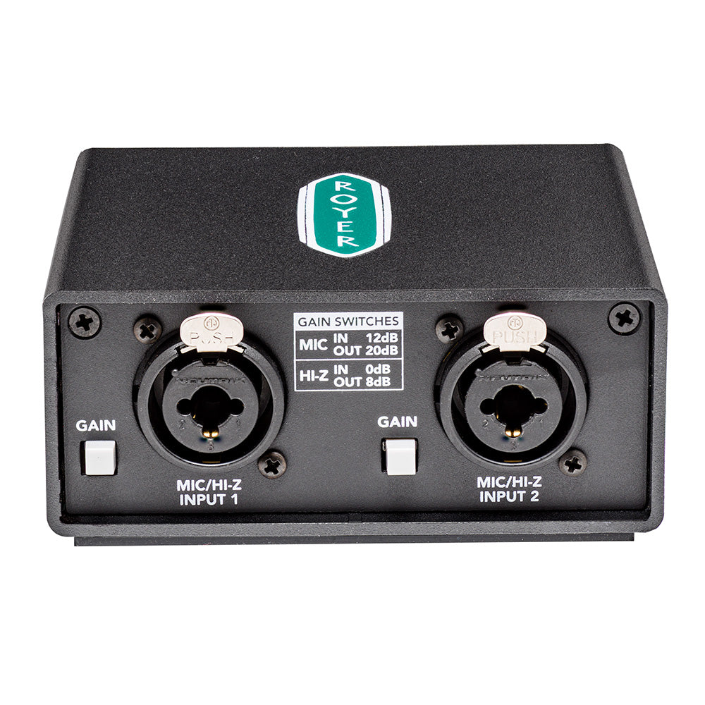 Royer dBooster2 - Dual-Channel Inline Signal Booster and DI