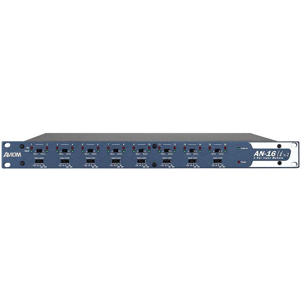 Aviom AN-16/I v.2 16 Channel Line Level Input Module for Pro16 System