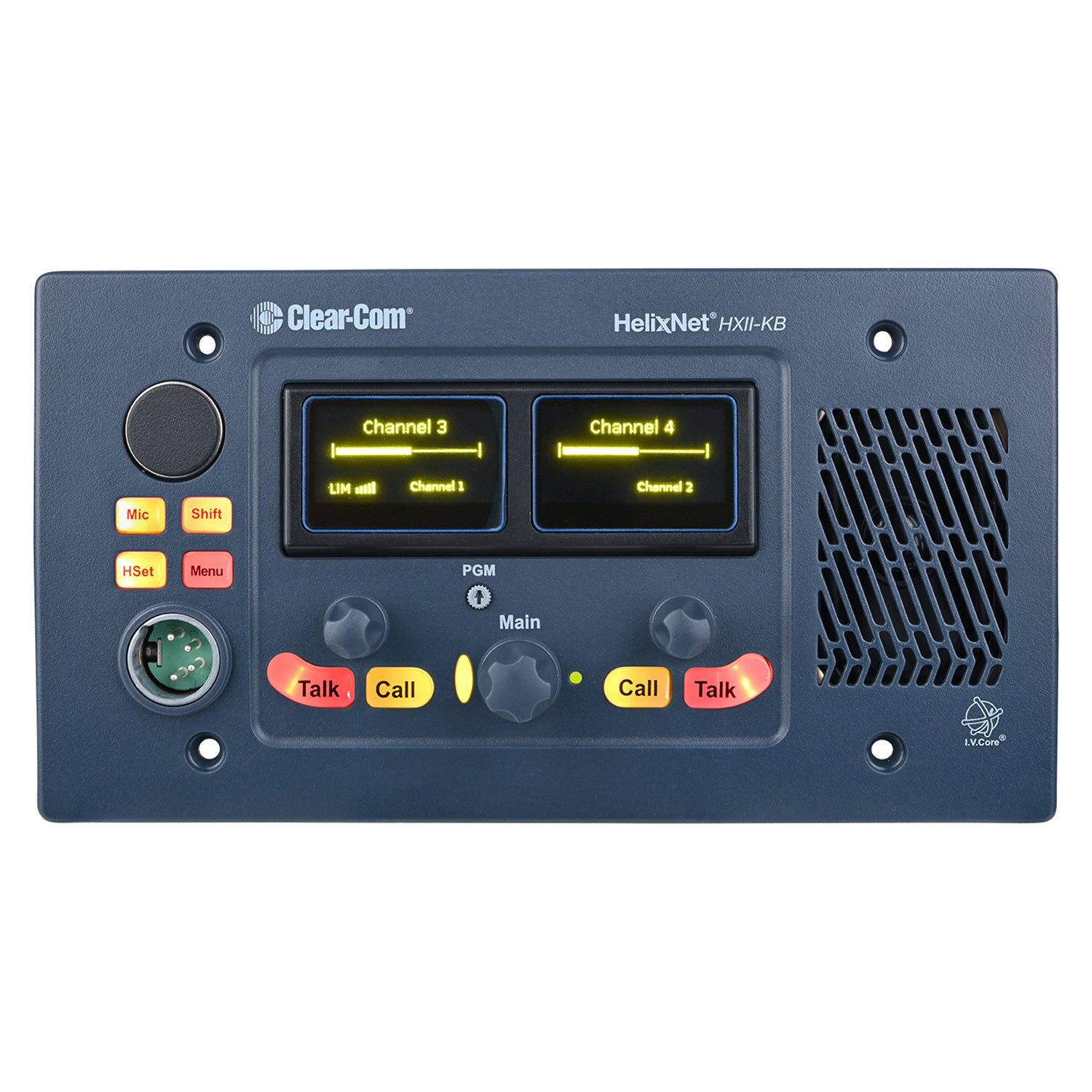 Clear-Com HXII-KB-X7 - Speaker Station for HelixNet Intercom (XL7M)