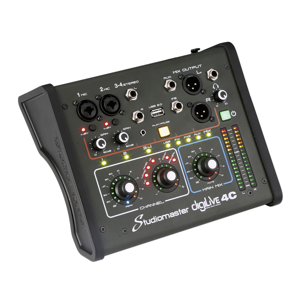Studiomaster Digilive 4C - Compact 4-Channel Digital Mixer
