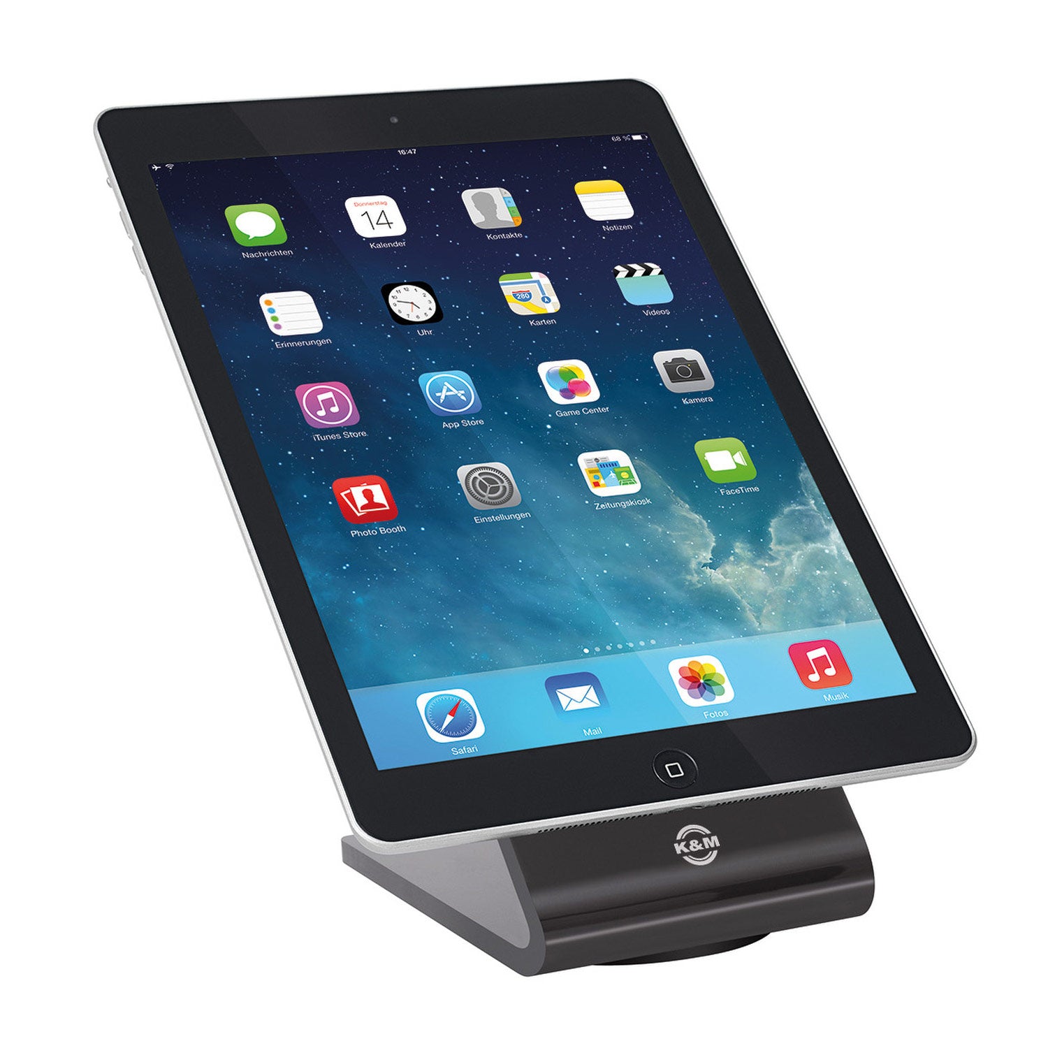 K + M 19855 Universal Tablet Desktop Stand