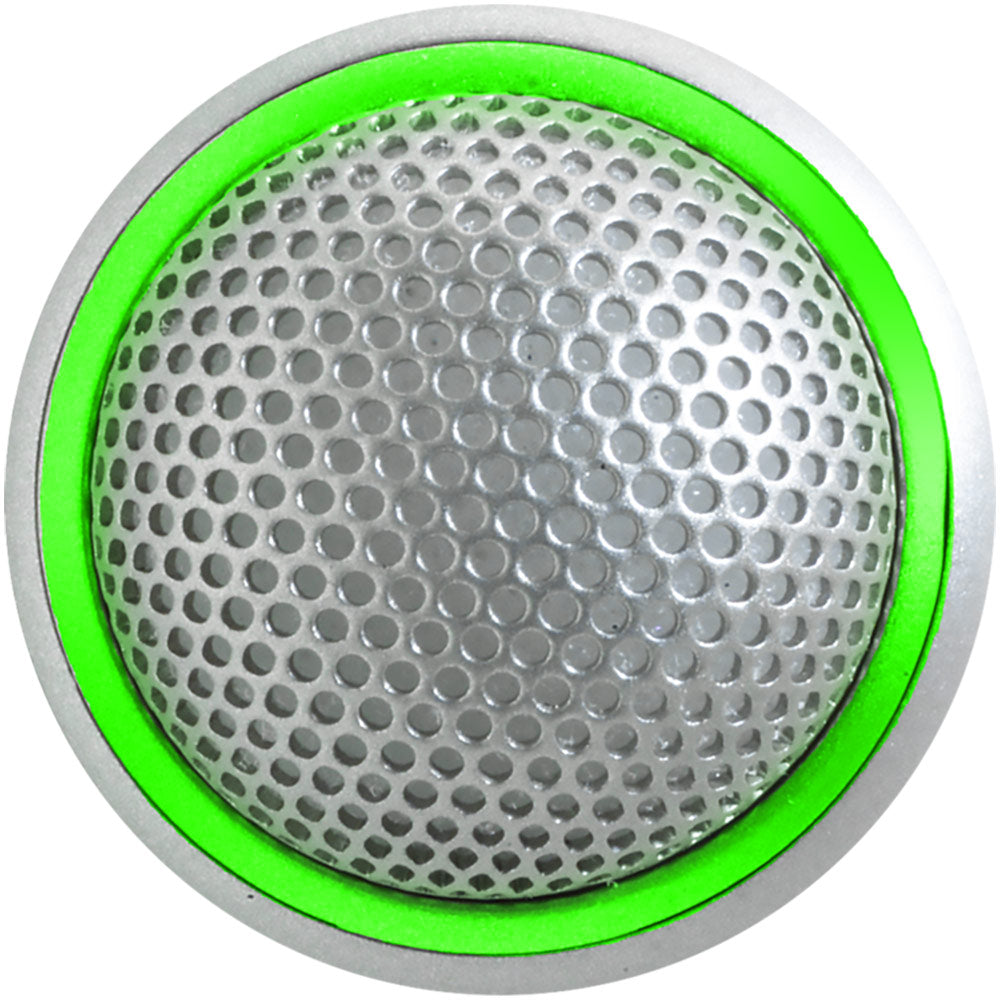 Shure MX395AL/O-LED Aluminum Omnidirectional Miniature Boundary Mic, Bi-Color LED Status Indicator