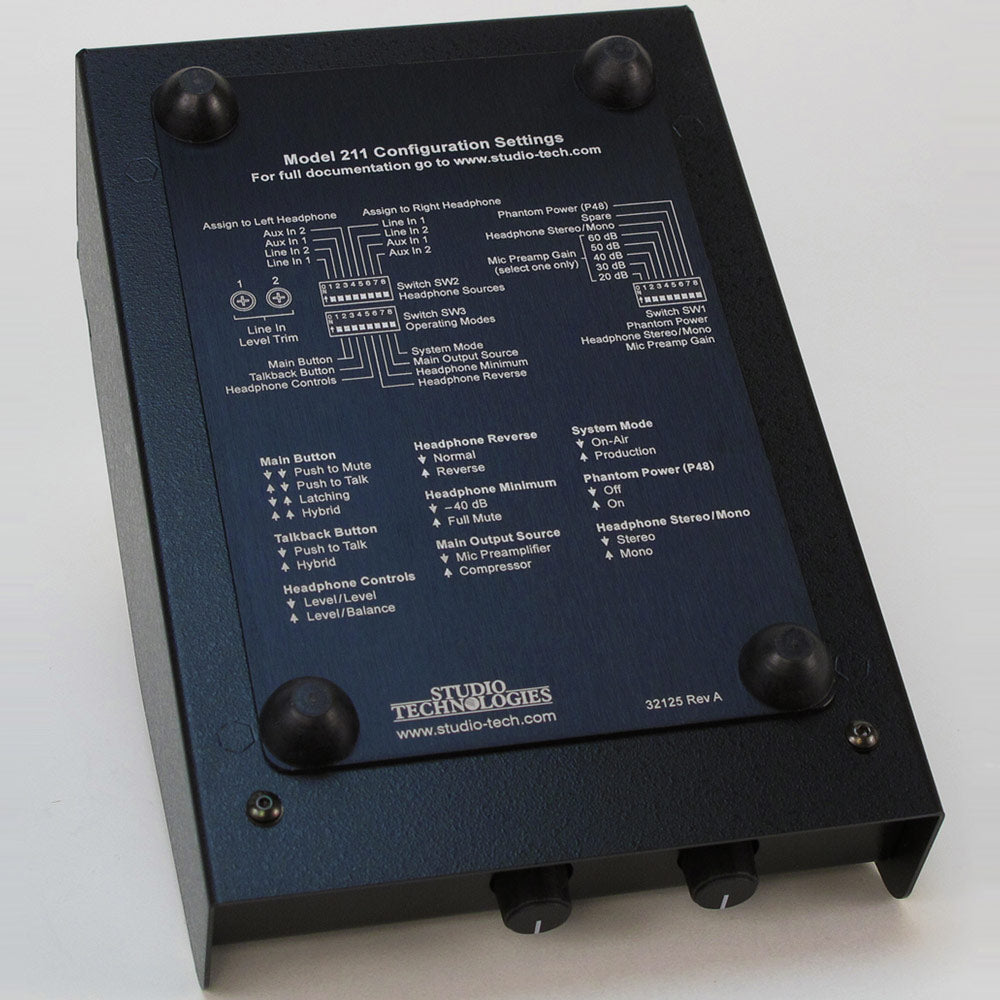 Studio Technologies Model 211 Broadcast Announcers Console