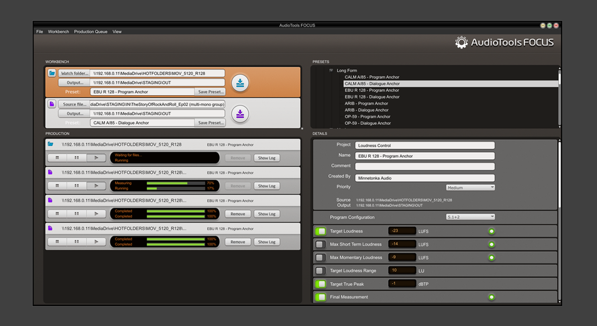Audio Tools In Minnetonka AudioTools Server