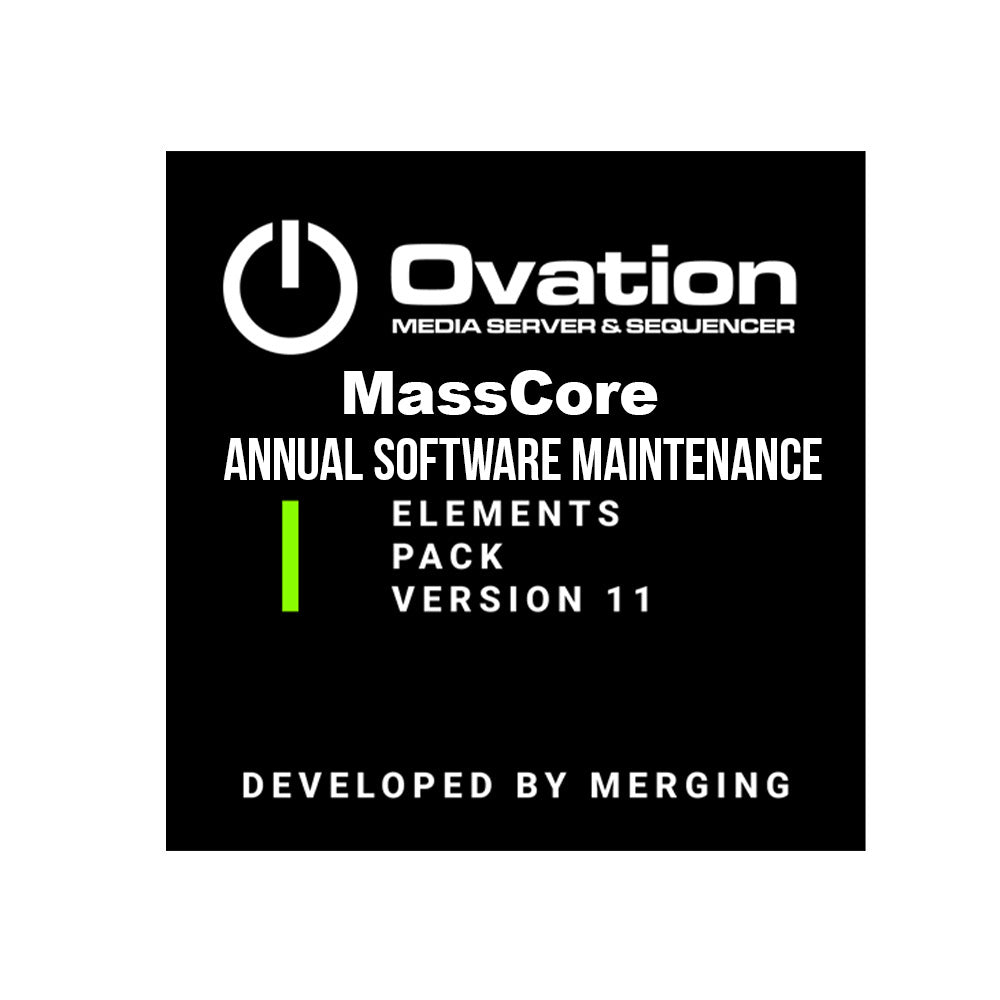 Merging Technologies Ovation Masscore Elements (Annual Software Maintenance)