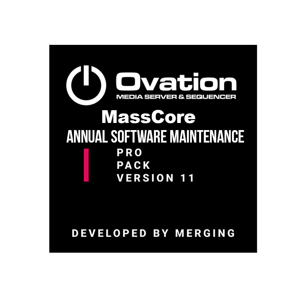 Merging Technologies Ovation Masscore Pro (Annual Software Maintenance)