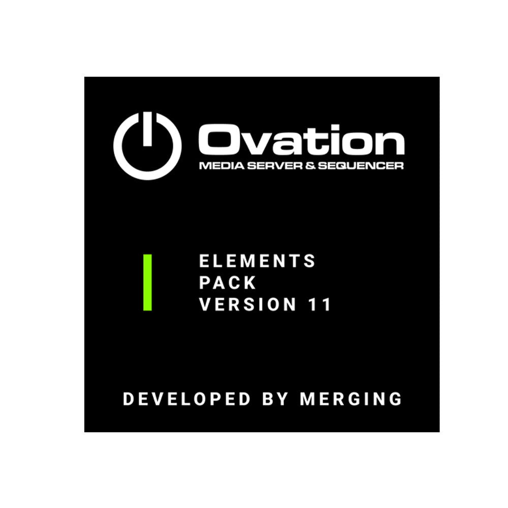 Merging Technologies Ovation Elements - Media Server and Sequencer Software (Windows)