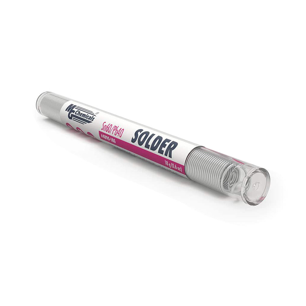 MG Chemicals 4890-18G - Sn60/Pb90 Rosin Core Solder (18g Pocket Pack)
