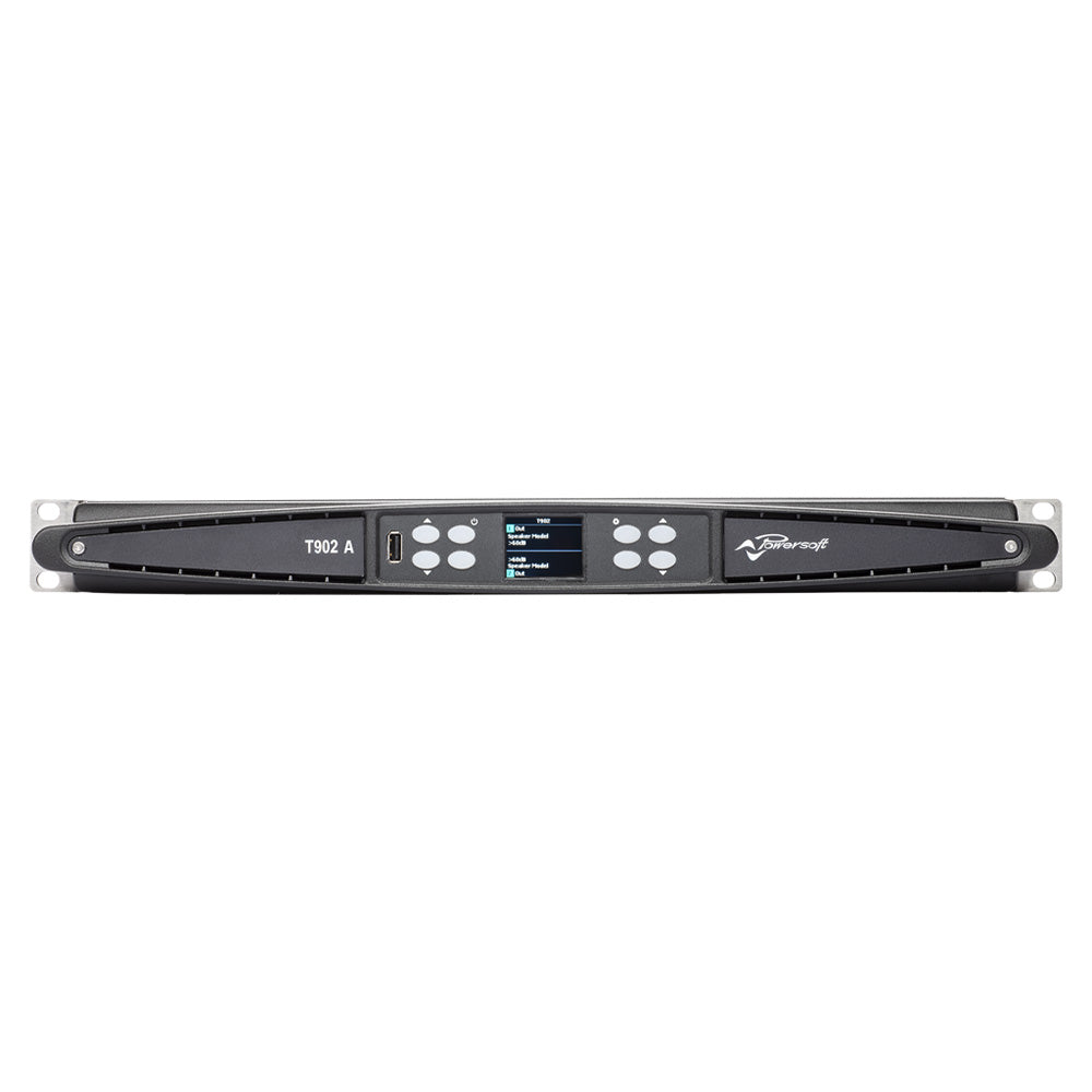 Powersoft T902 A - 8000W / 2-Channel High-Performance Amplifier with DSP
