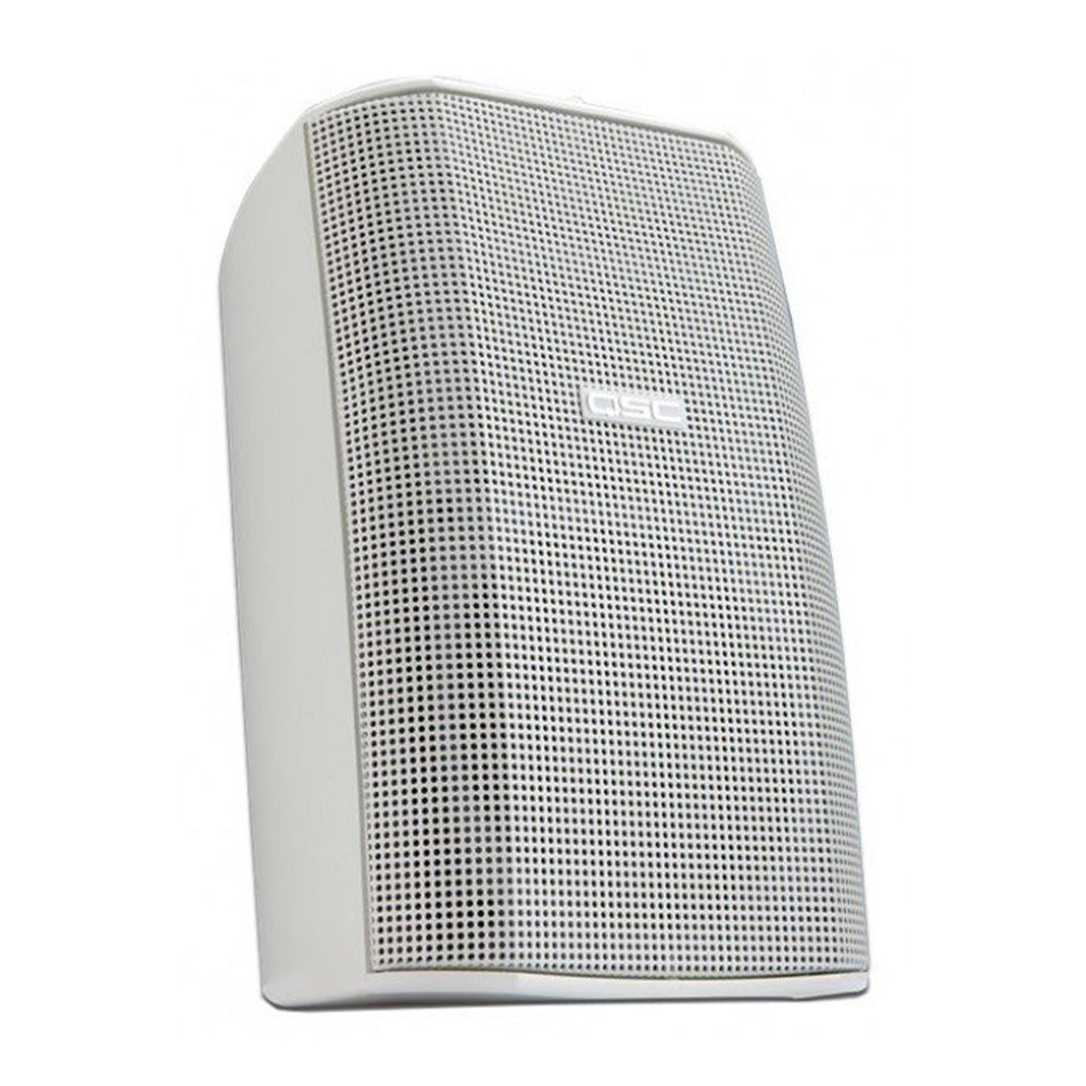 QSC AcousticDesign AD-S52-WH 5.25" 60 Watt 2-Way Weather Resistant Wall Mount Speaker (White)