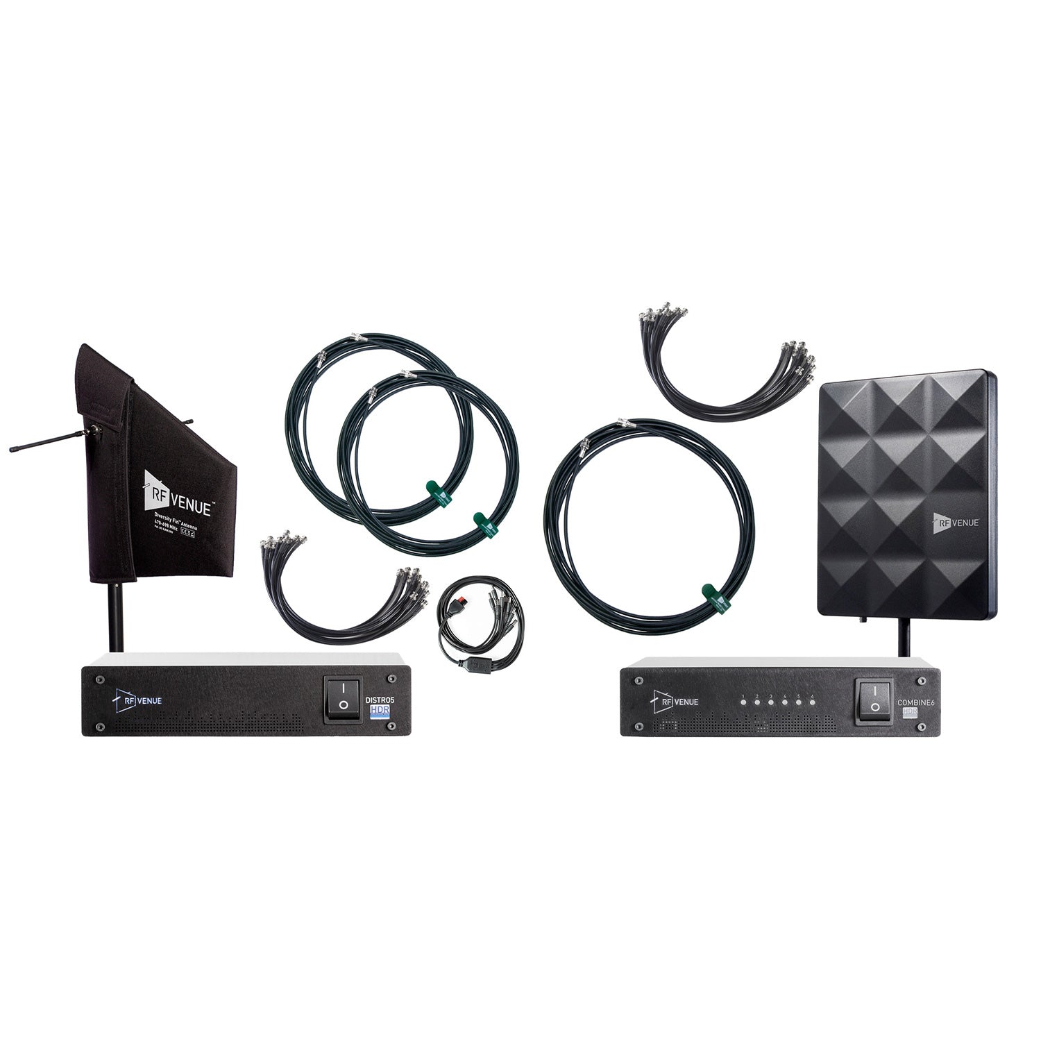 RF Venue C6CPS-D5DFIN - 5 Channel Wireless Microphone & 6 Channel In-Ear Monitor Super Pack