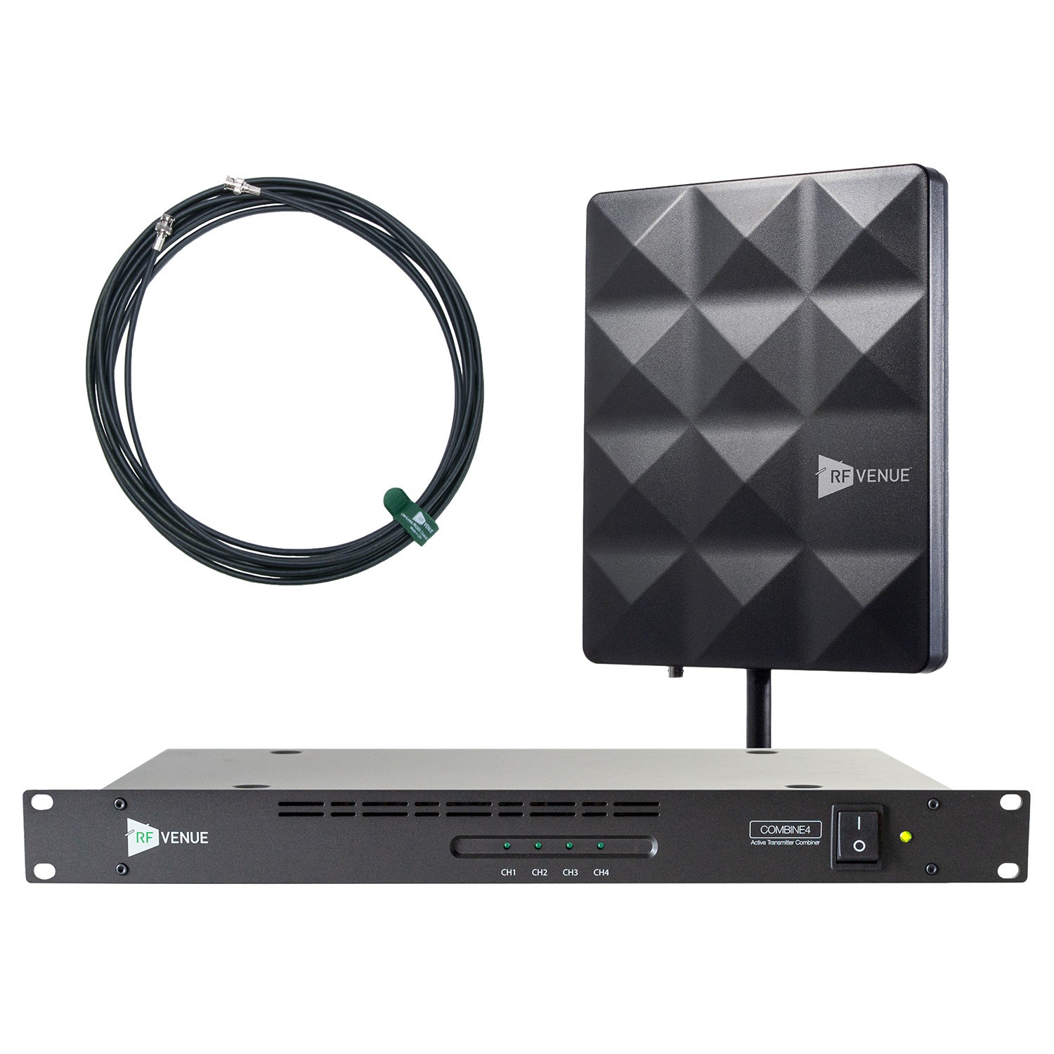 RF Venue COMB4CP-STAGE - 4-Channel In-Ear Monitor Upgrade Pack w/CP Stage Antenna