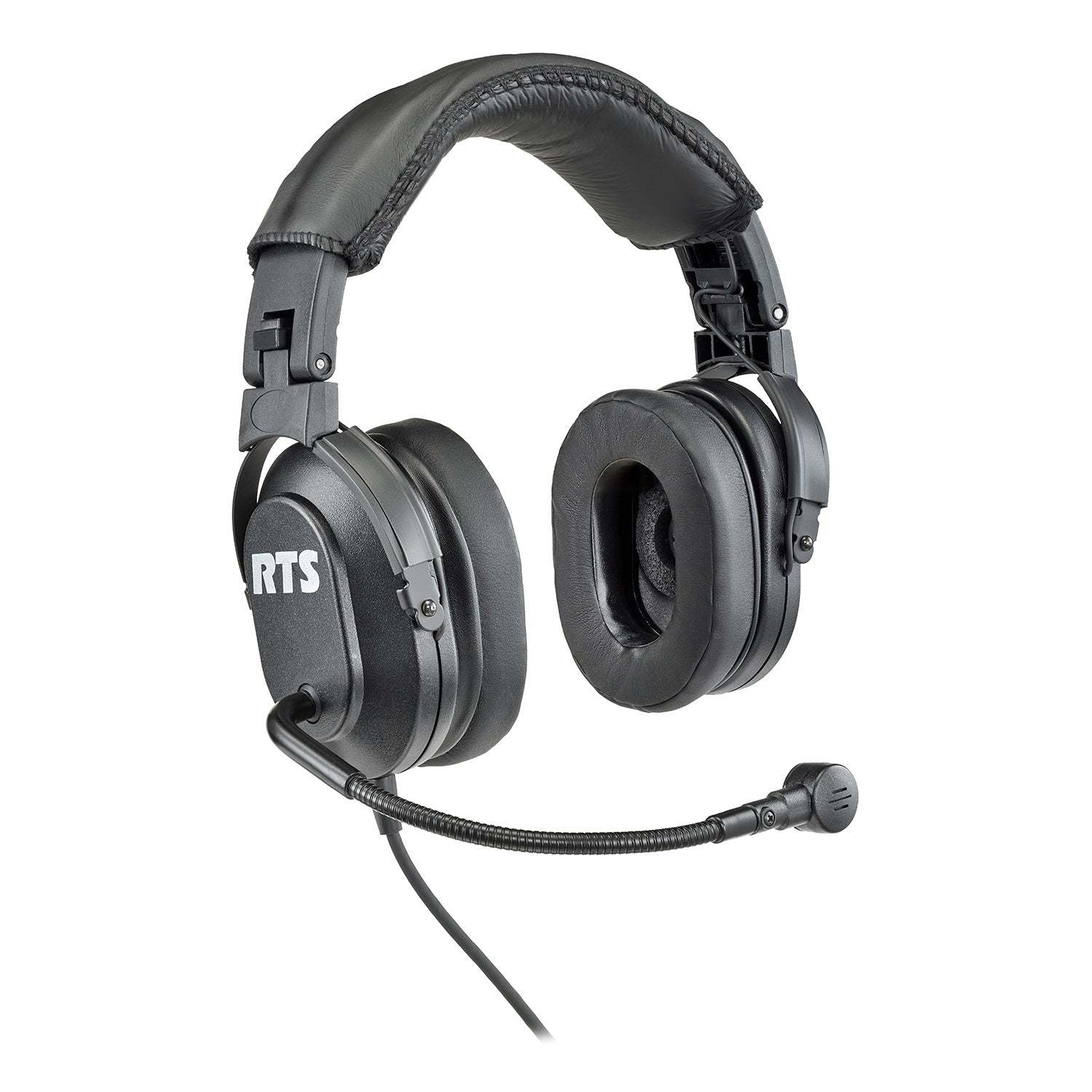 RTS HR-2-A4F - Dual Sided Headset with Dynamic Boom Mic (XLR4F)