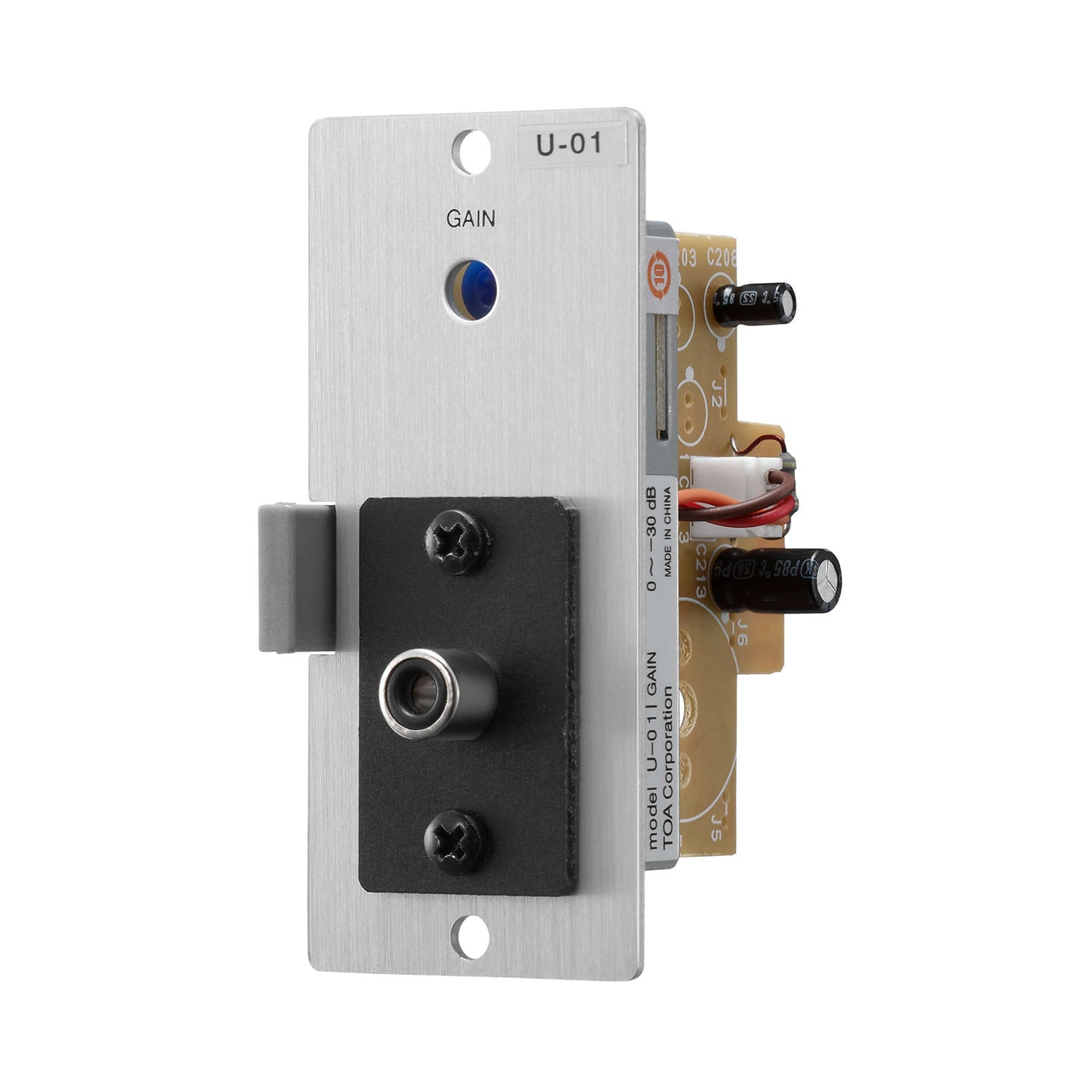 TOA U-01R - Unbalanced Line Input Module for 900 Series (RCA Jacks)