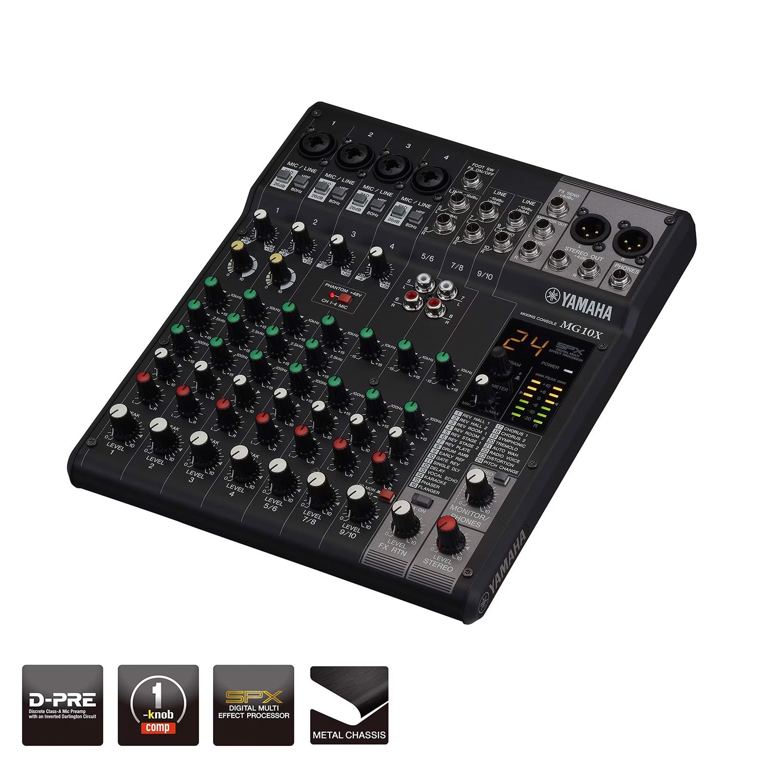 Yamaha MG10X CV - 10-Channel Mixer with Effects