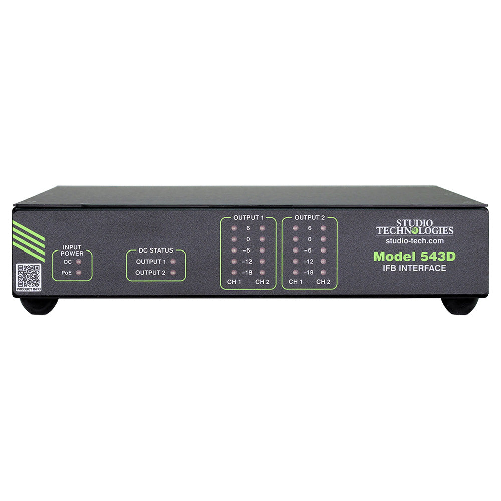 Studio Technologies Model 543D - Dante to IFB Interface