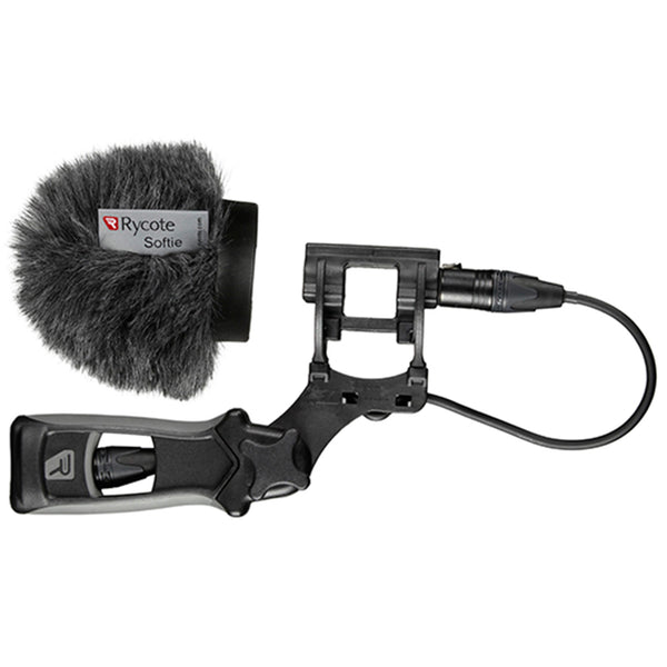 Rycote 74327 5Cm Classic Softie Kit (24/25Mm Mics) With Lyre Mount / Pistol Grip / Cable