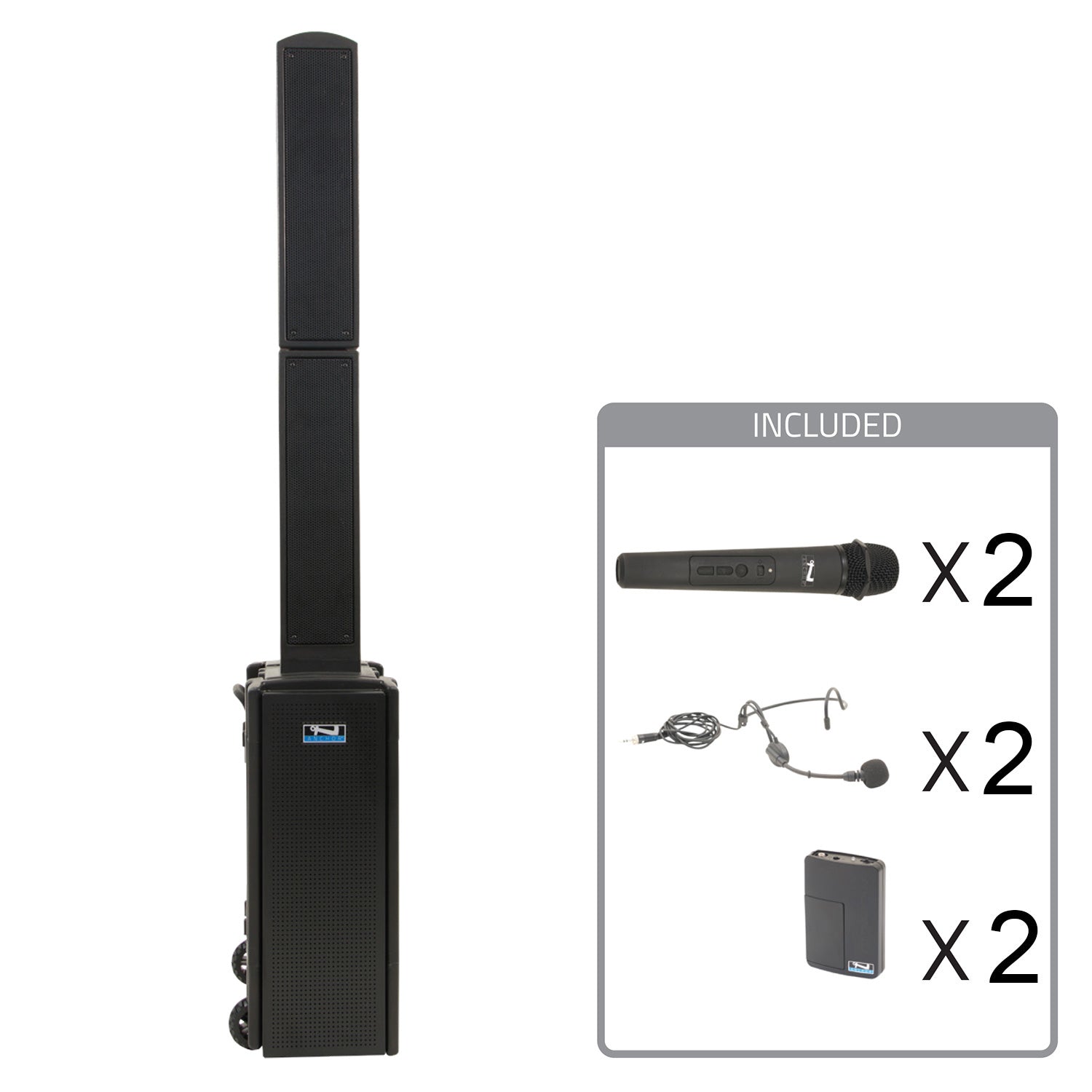 Anchor Audio Beacon 2 System X4 - Portable PA Package with 2x Wireless Handheld / 2x Headset Mics