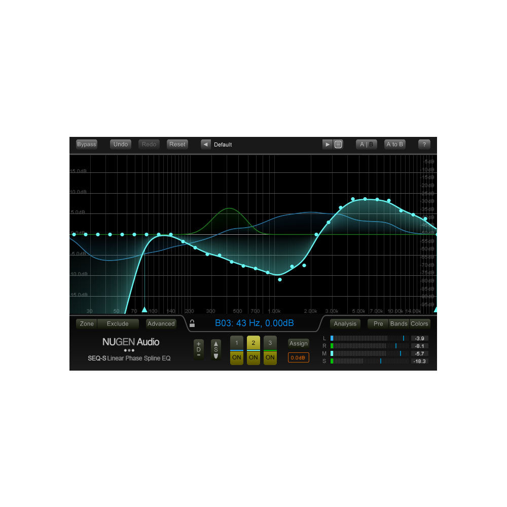 NUGEN Audio SEQ-ST Stereo Linear Phase EQ Plugin (VST/AU/AAX)
